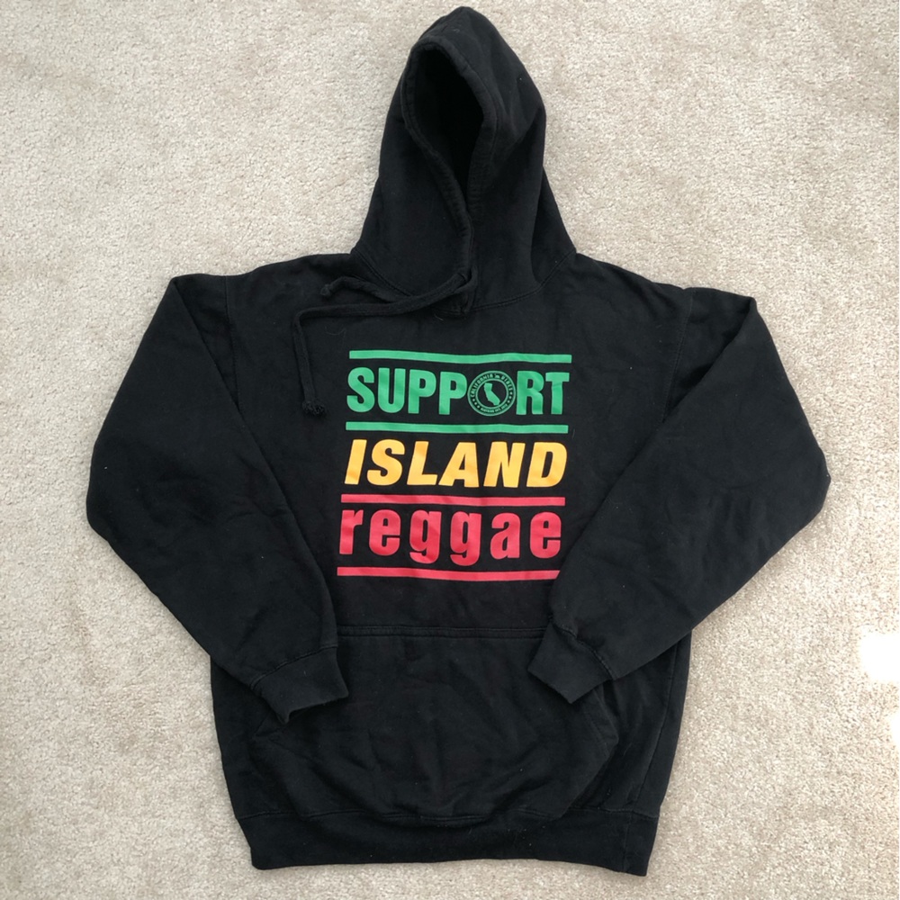 Men’s Hoodie “support local reggae”